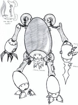 Battlegeddon: Pramathi Mech Suit, Concept 2