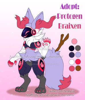 Adopt: Protogen Braixen -OPEN