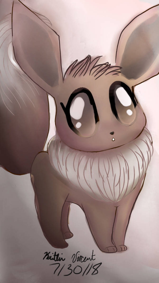 Fan Art Pokemon Eevee By Kaitlin14 On DeviantArt fan-art-pokemon-eevee-by-kaitlin14-on-deviantart