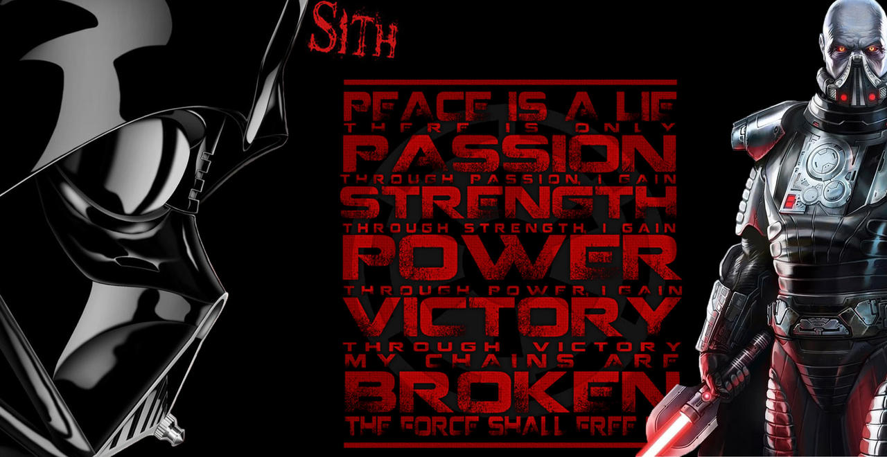 Sith Code Explained Sith Code-star Wars Darth Vader Space 1920x1080 Hd by Toby1000000 on ...