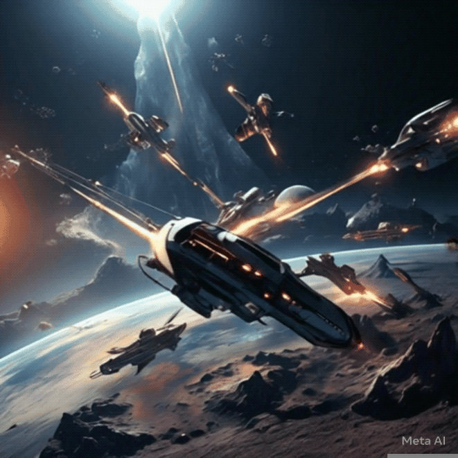 Deviantart Space Fight Space Battle 4 by Toby1000000 on DeviantArt
