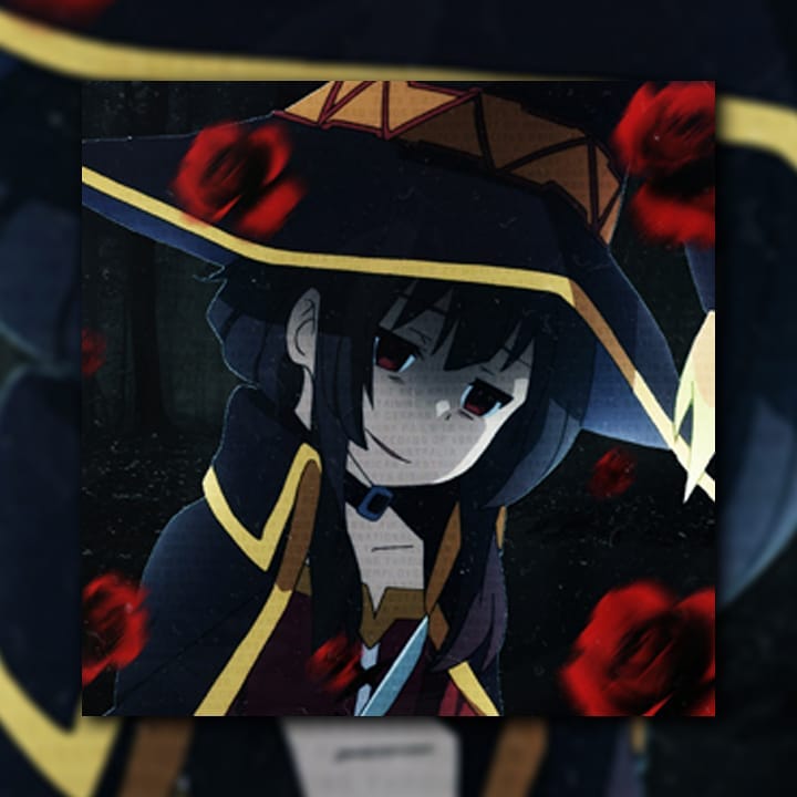 MEGUMIN - SAD JAPANESE ANIME AESTHETIC Wood Wall Art by Poser_Boy