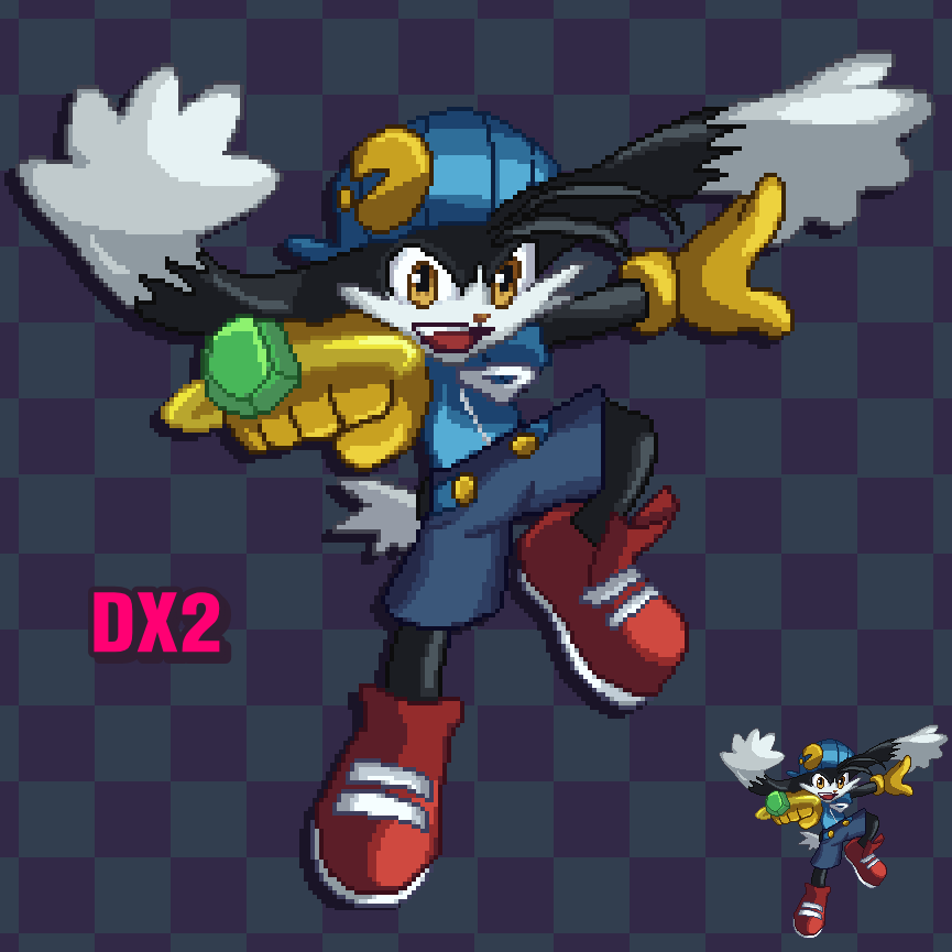 SSF2 Klonoa Pixel Render by DexXen2 on DeviantArt