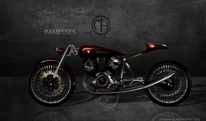 Ramesses Classic Red Cafe Racer