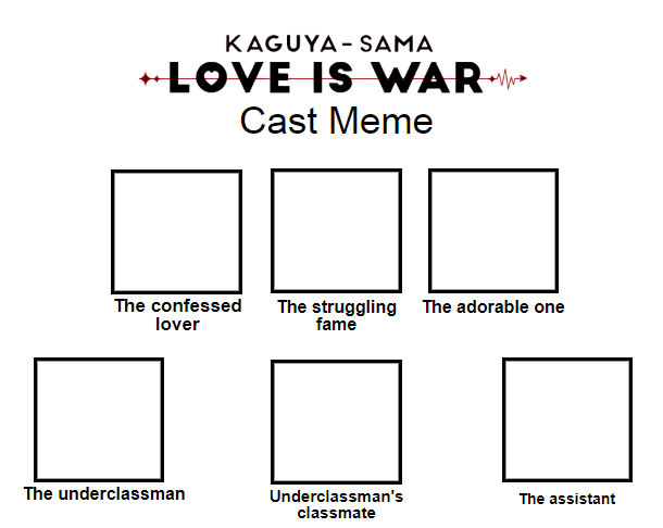 Kaguya Sama Recast Template By Lolyoshiboi On Deviantart Kaguya Sama Recast Template By Lolyoshiboi On Deviantart