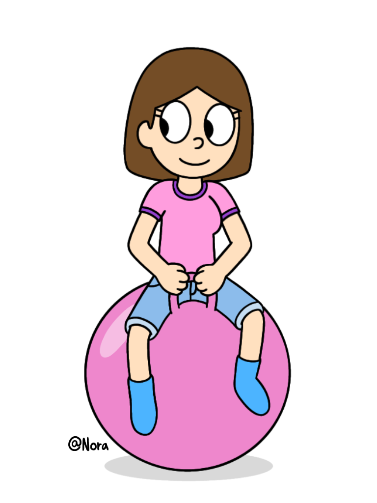 Sophie On Her Hopper Ball By ItsMeNora On DeviantArt sophie-on-her-hopper-ball-by-itsmenora-on-deviantart