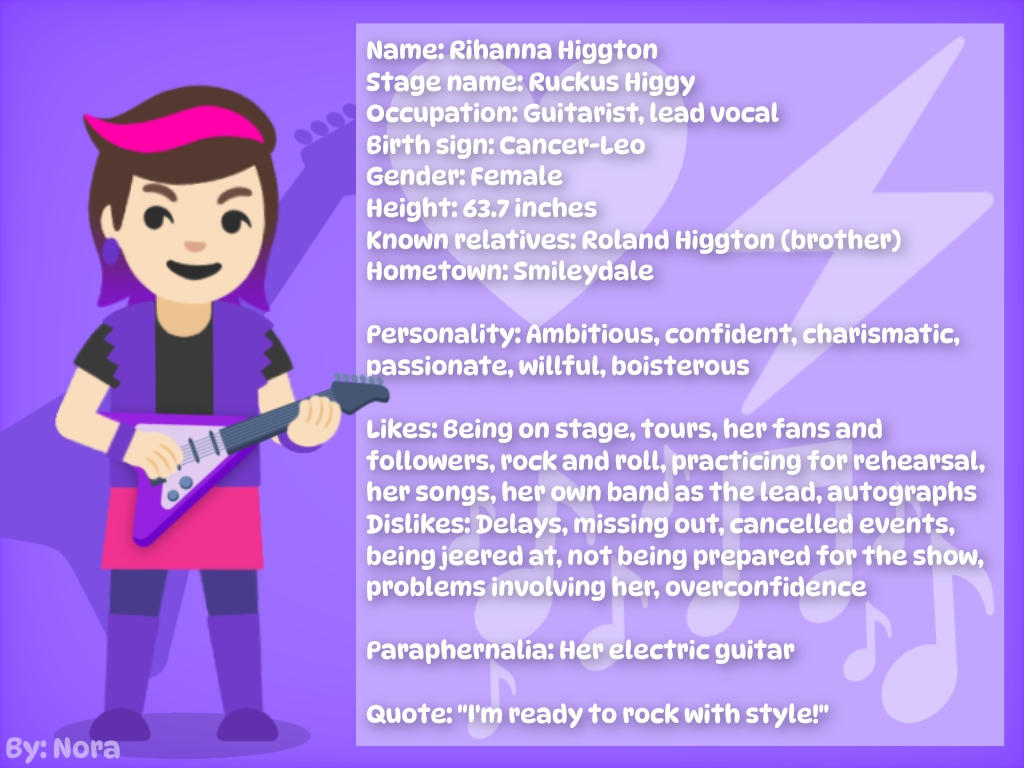 Ruckus' Character Bio by ItsMeNora on DeviantArt