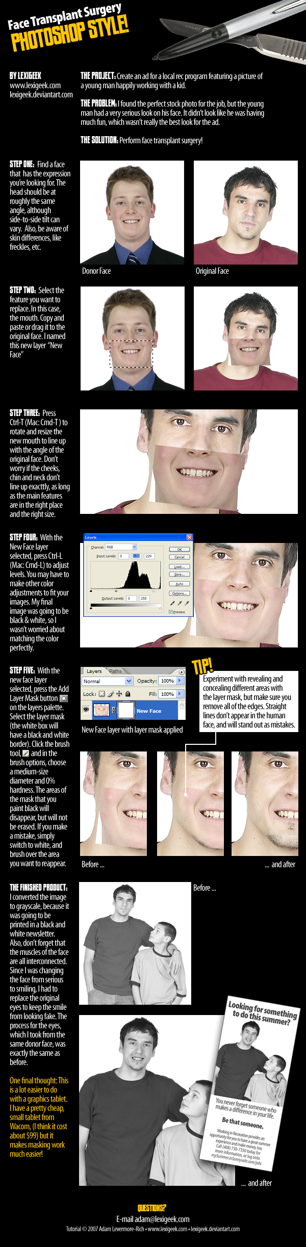 PS Face Transplant Tutorial