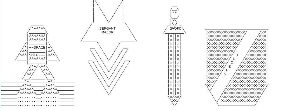 random Ascii 7 by BluSharp on DeviantArt