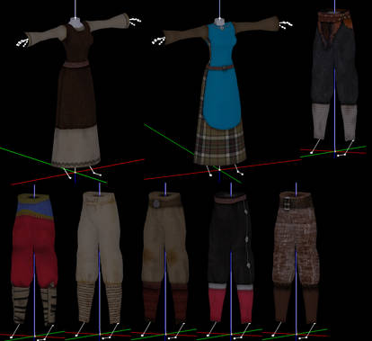 SHOTN textures for clothes