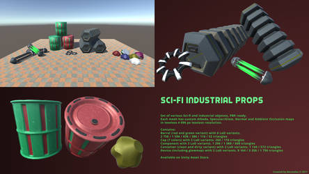 Sci-Fi Industrial Props Pack