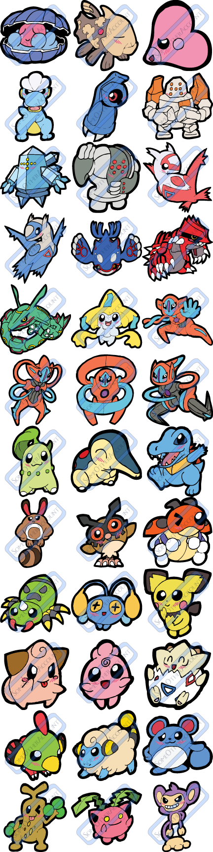 Chibimon Package 7 by SOAMan on DeviantArt