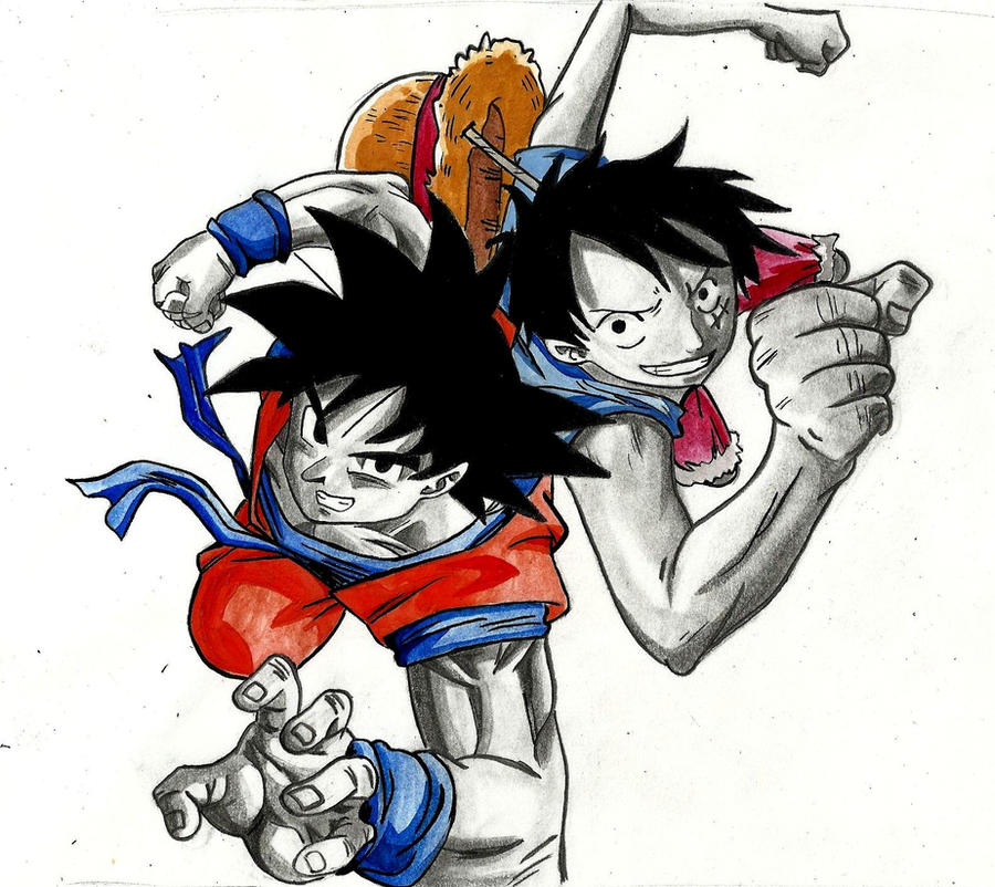 Goku and Luffy