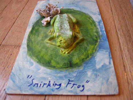 2002 KY State Fair polymer entry- Smirking Frog