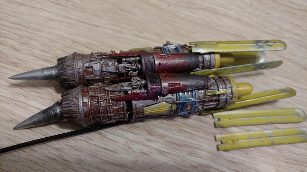 Anakin's Podracer engines bottom view 20170711 by joeybuddy96 on DeviantArt