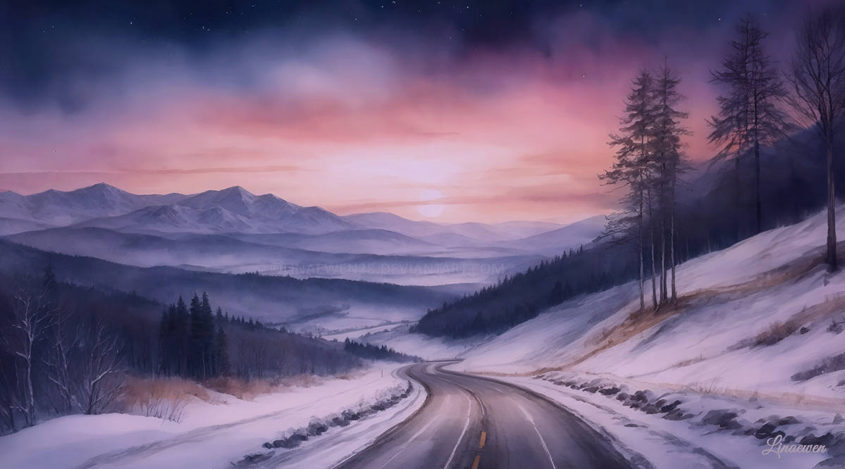 Moutain Road Raster Moutain road by Linaewen28 on DeviantArt