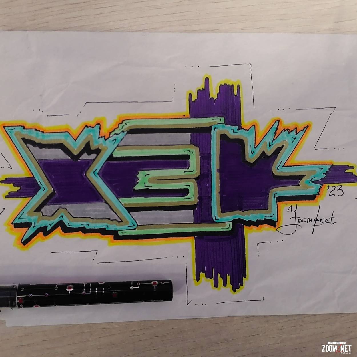 X3k x3k logo scetch 2023 neo by x3kpro on DeviantArt