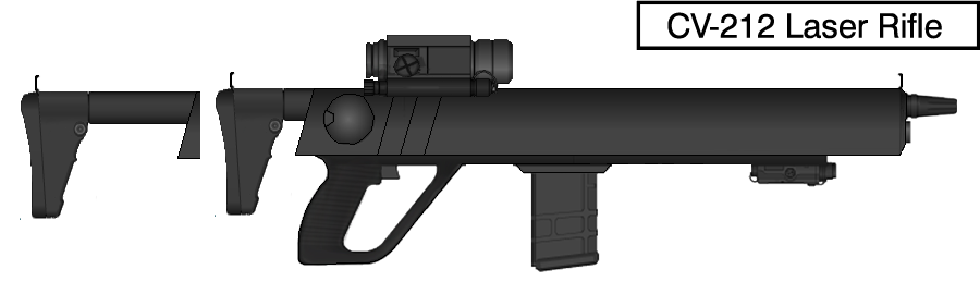 Laser Rifle Deviantart CV-212 Variable Laser Rifle by MasterMikel on DeviantArt