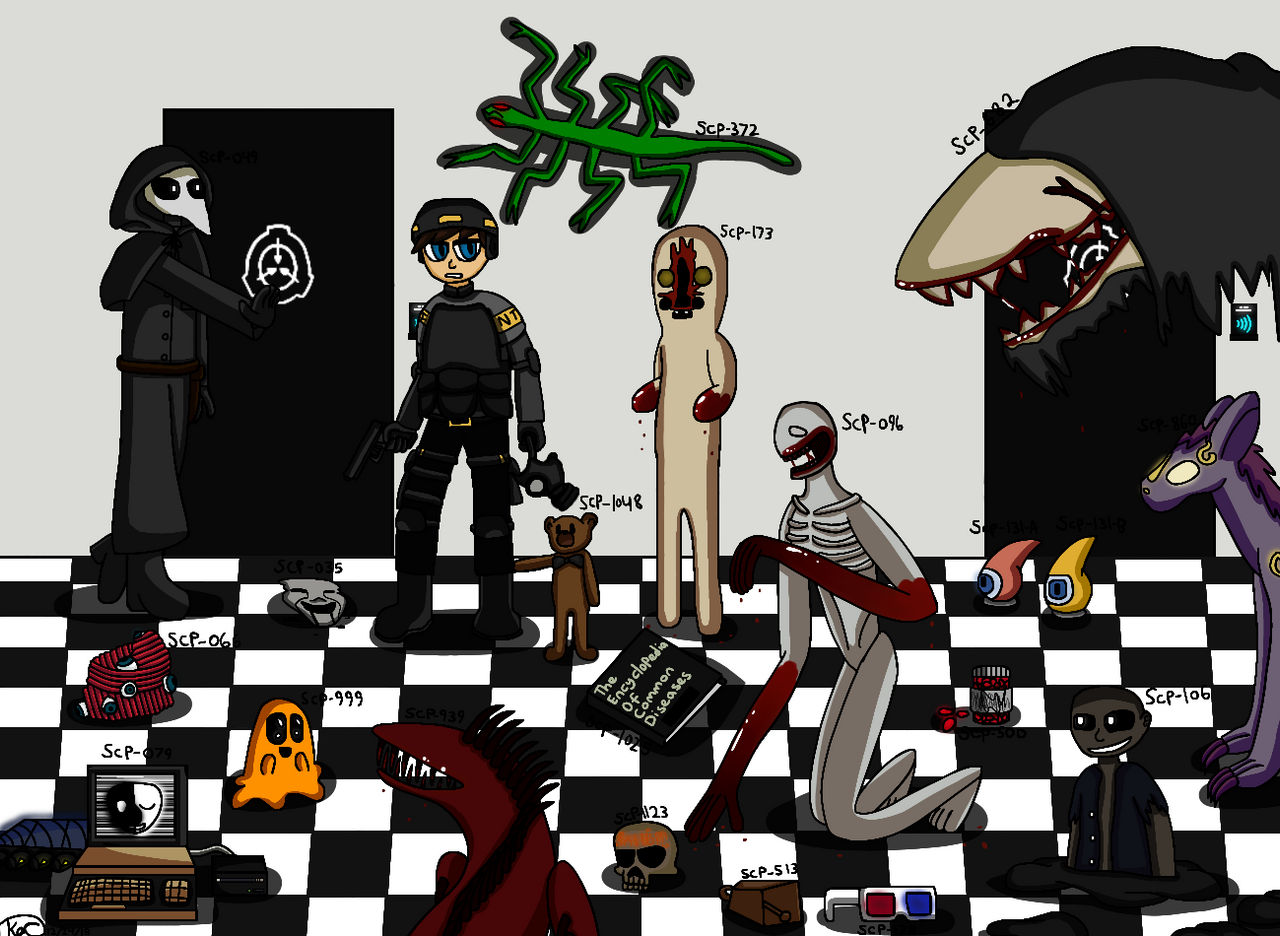 SCP Drawing by KACProductions on DeviantArt