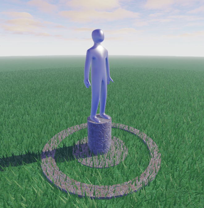 Simple Statue by Wyferno on DeviantArt