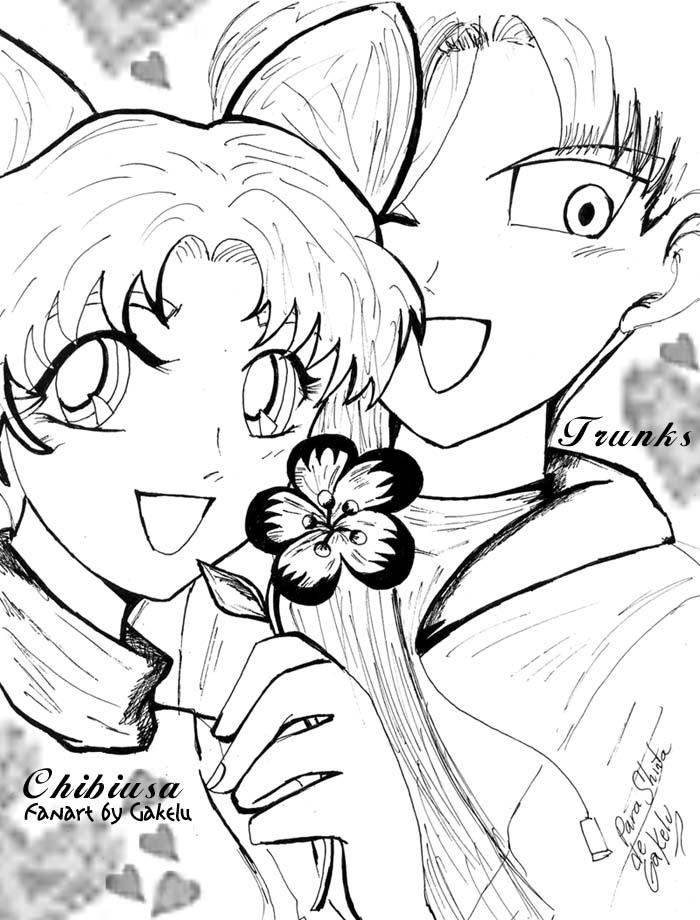 Trunks And Rini Trunks and Chibiusa by Gakelu on DeviantArt