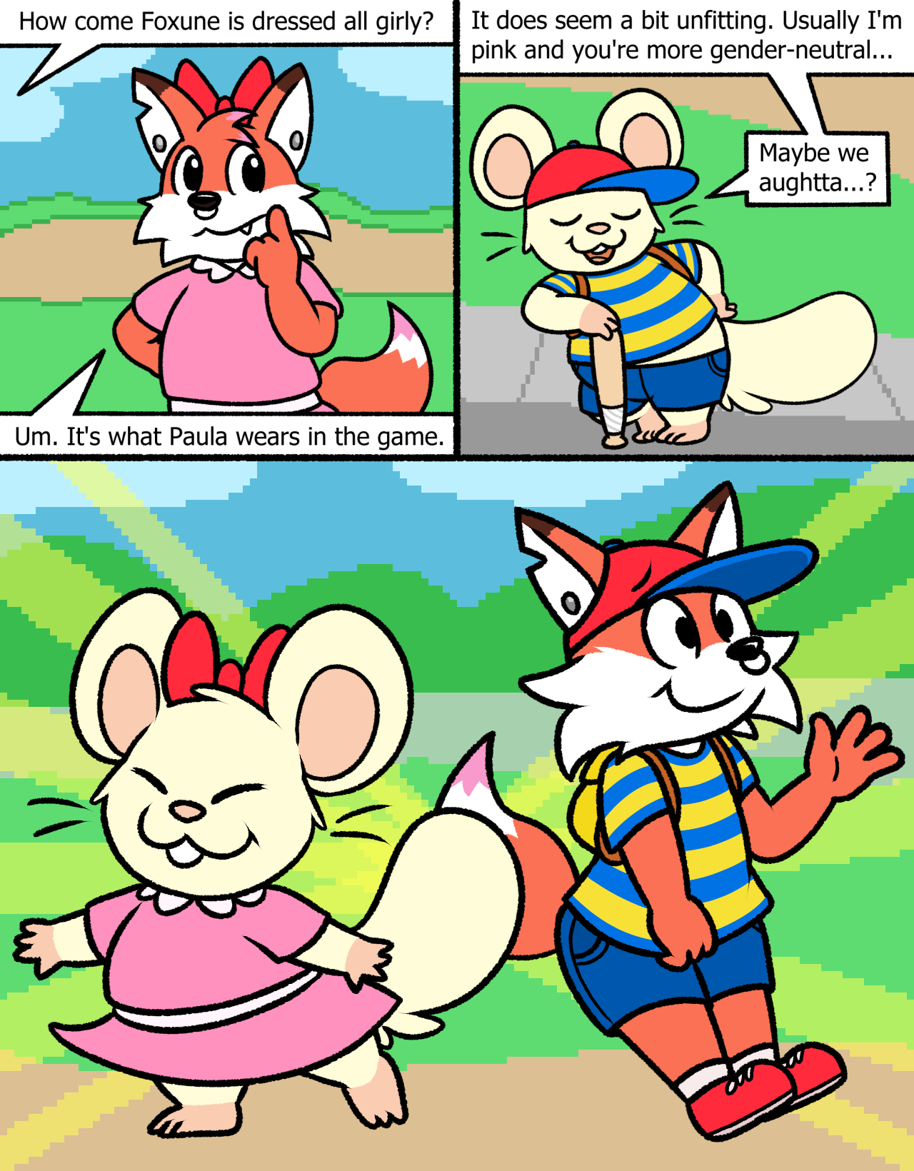 Earthbound Robe Earthbound Outfit Swap by nishi on DeviantArt