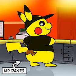 Pantless Pikachu