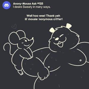 Anonymous Ask Box 14: Sweaty