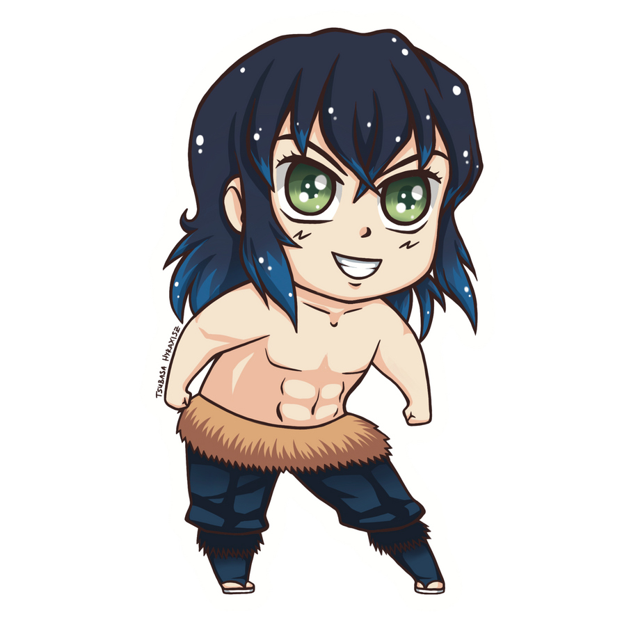 Chibi: Hashibira Inosuke from Kimetsu no Yaiba by tsubasahyraxisz on ...