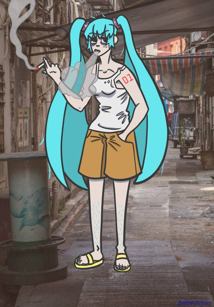 femcel miku oc by pinkbeverage on DeviantArt