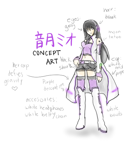 Ototsuki Mio Concept Art