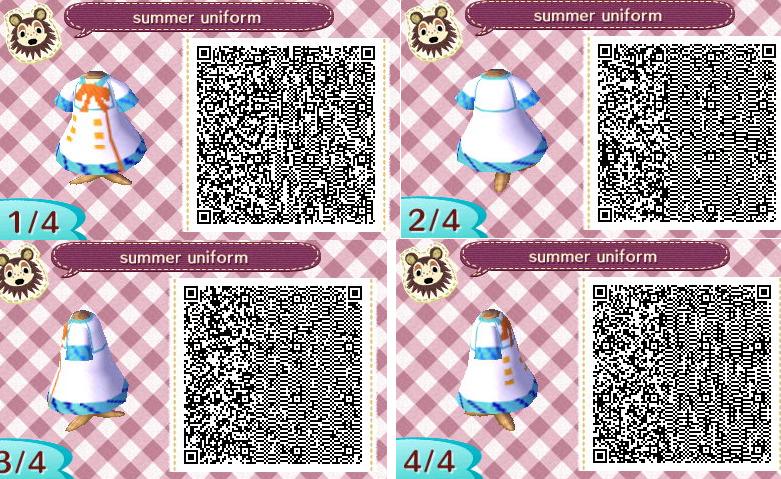 summer uniform Strawberry Panic QR code