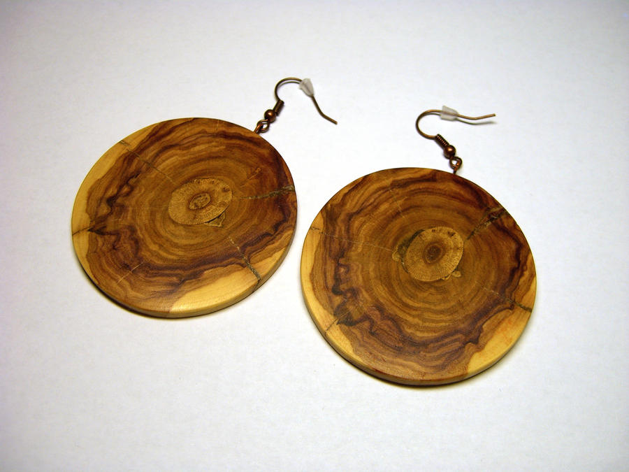 Wooden earrings 2