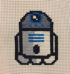 R2D2 Cross-Stitch