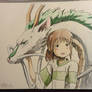 Spirited Away ~ Haku and Chihiro