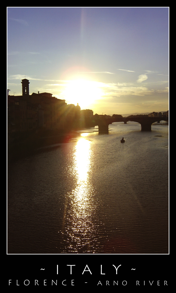 Italy - Florence - Arno river