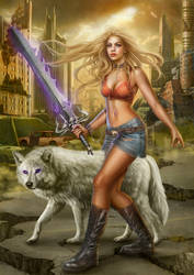 The Wolf's Sword by dark-spider