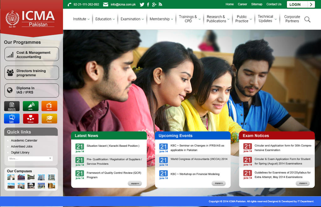 ICMAP Web layout 4 by mashhoodunnabi on DeviantArt