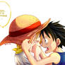 Luffy x Sanji moment part 1