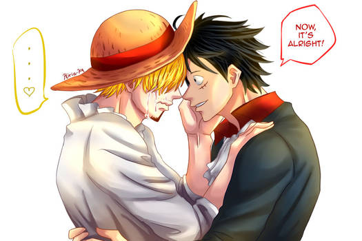 Luffy x Sanji moment part 2