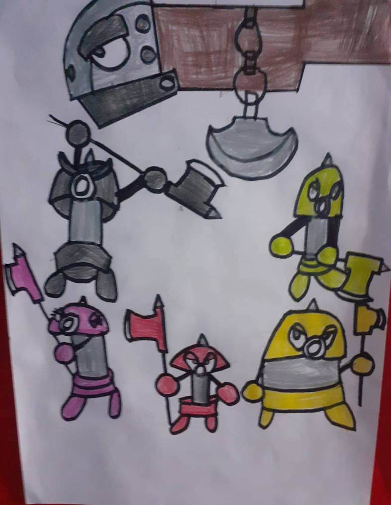 AXEM RANGERS (SUPER MARIO RPG) by VITALYK3A on DeviantArt