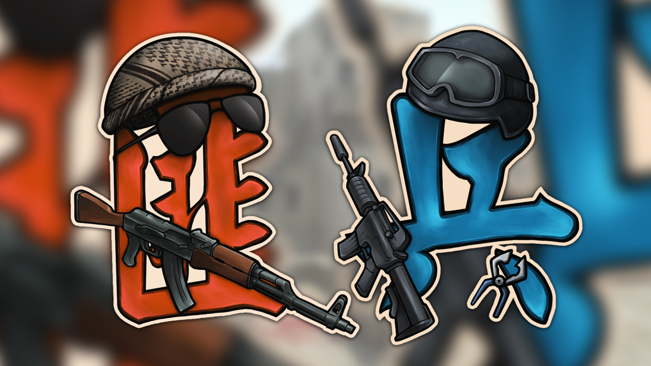 CT vs T 2.0 Stickers for CSGO by LegionWar on DeviantArt