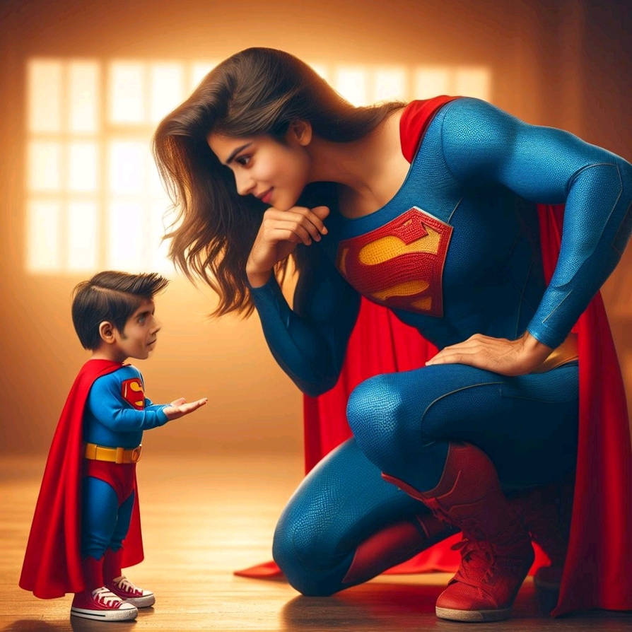 SuperGirl and baby Kal-El by mp32as on DeviantArt