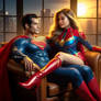 SuperMan love CaptainMarvel