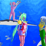 3DCG:Mermaid(s) Meet(s) Alien