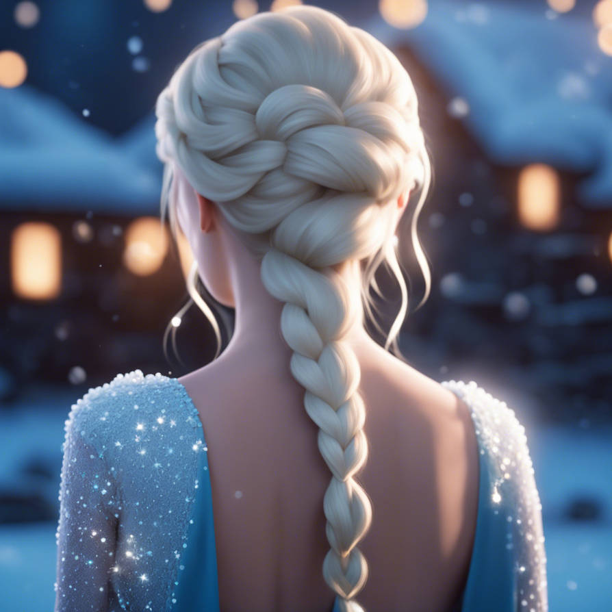 Elsa Behind Elsa From Frozen, View From Behind - 2025-06-17 by Him77 on DeviantArt