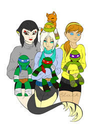 TMNT: Astriya, April, Karai and...