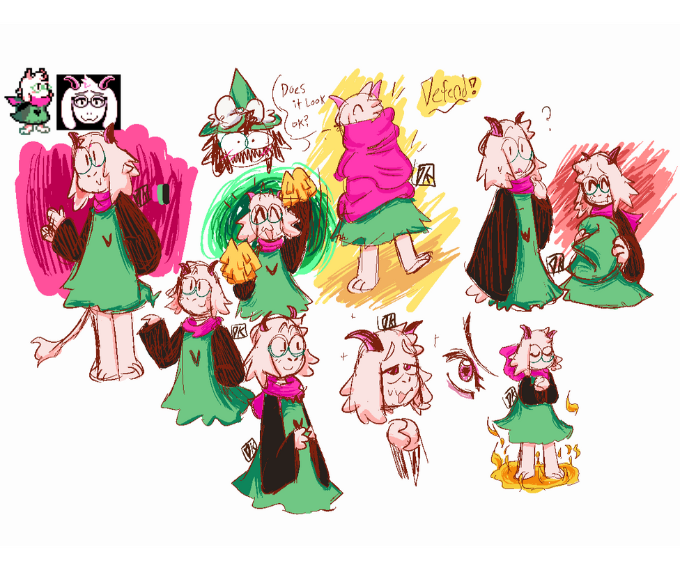 Autism Creature Ralsei Ralsei Doodles by strawbebeDK on DeviantArt