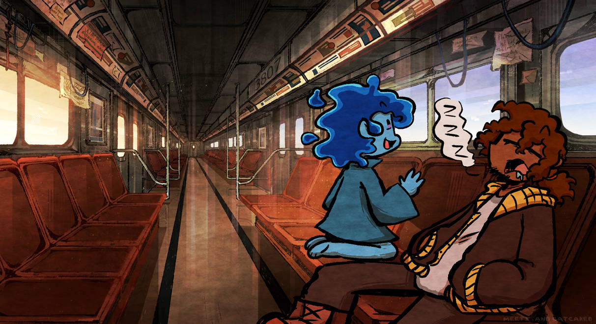 Train Ride by strawbebeDK on DeviantArt