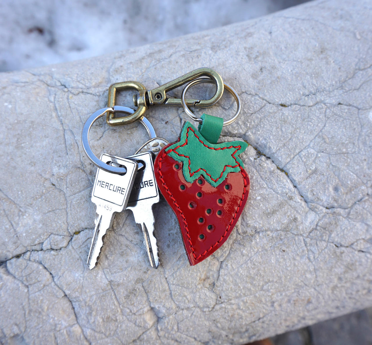 Berrykin Keychains Strawberry keychain by MARIEKECREATION on DeviantArt